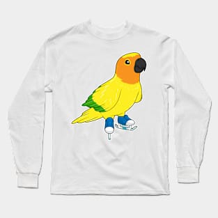 Parrot Ice skating Ice skates Long Sleeve T-Shirt